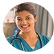 Nurse Pramila, Qualified in India